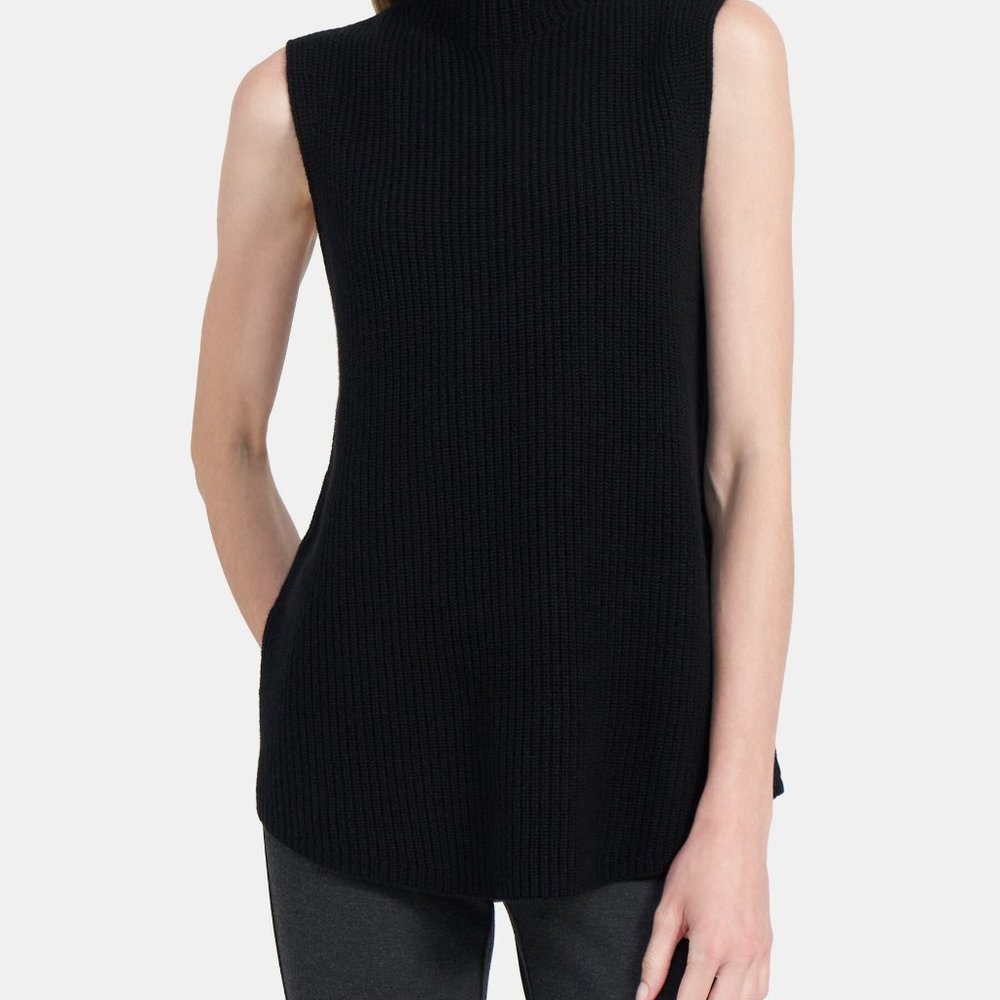 Theory Cashmere Brown Brushed Sweater